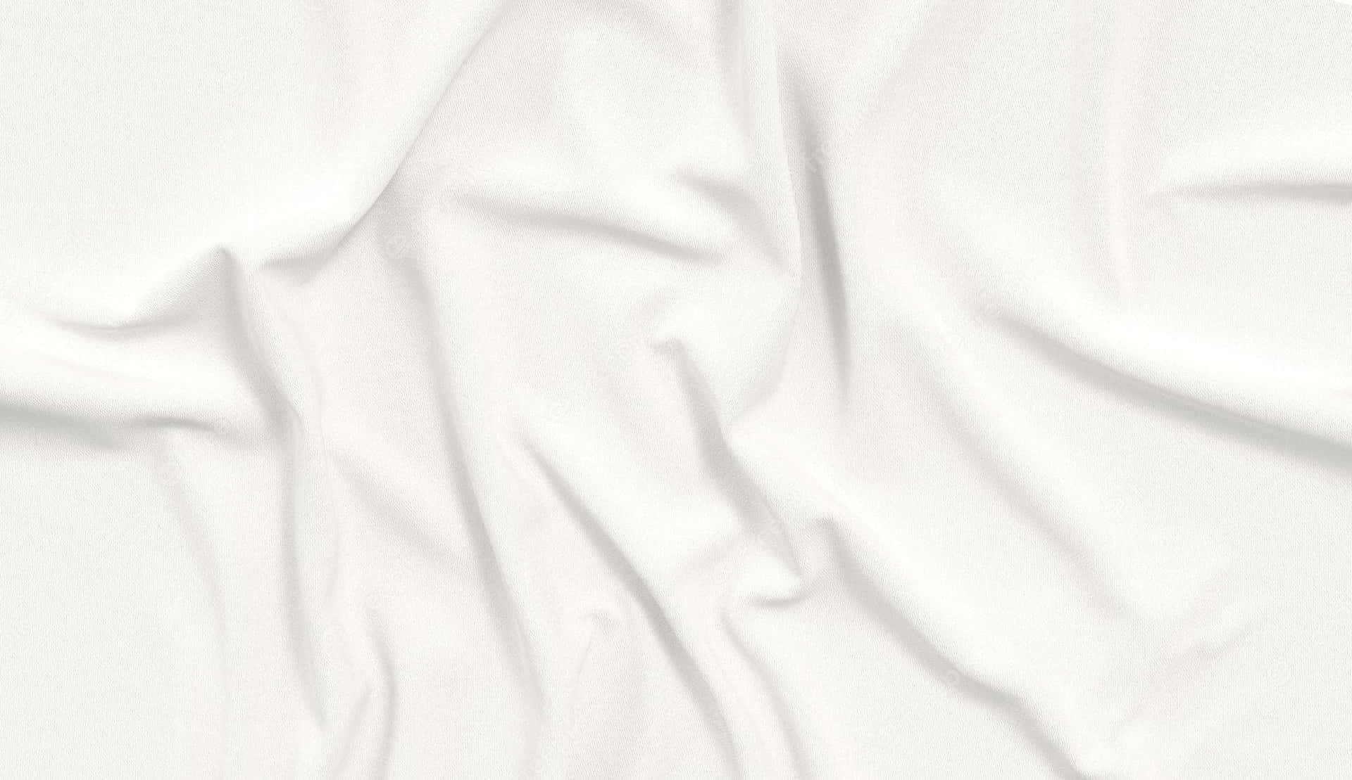 White Fabric With A Smooth Texture