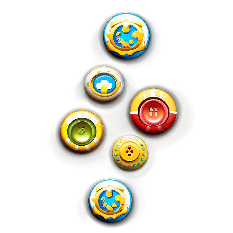 Fabric Buttons Style Png 06262024 PNG