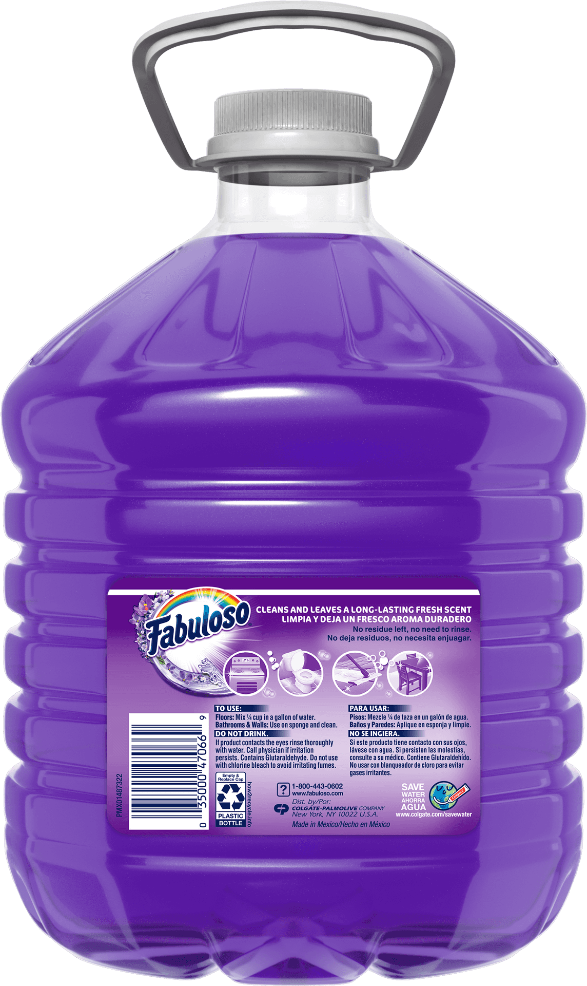 Fabuloso Cleaner Purple Bottle PNG