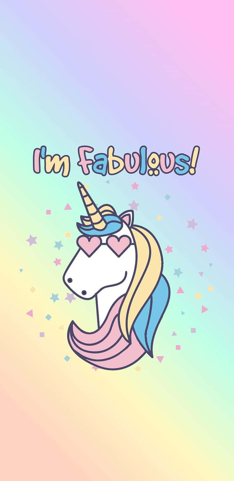 Fabulous_ Unicorn_ Phone_ Wallpaper Wallpaper