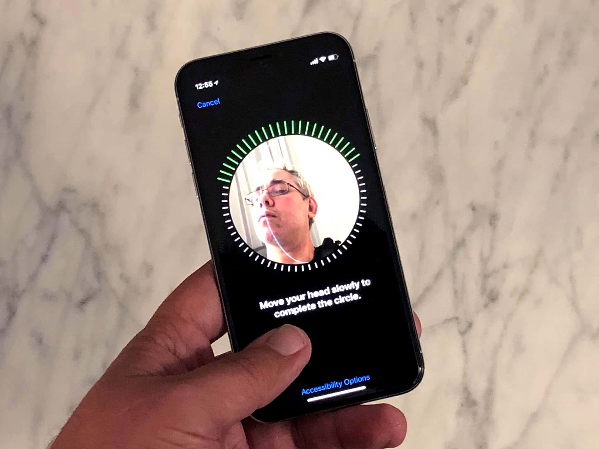 Secure your device with Apple's new Face ID technology Wallpaper