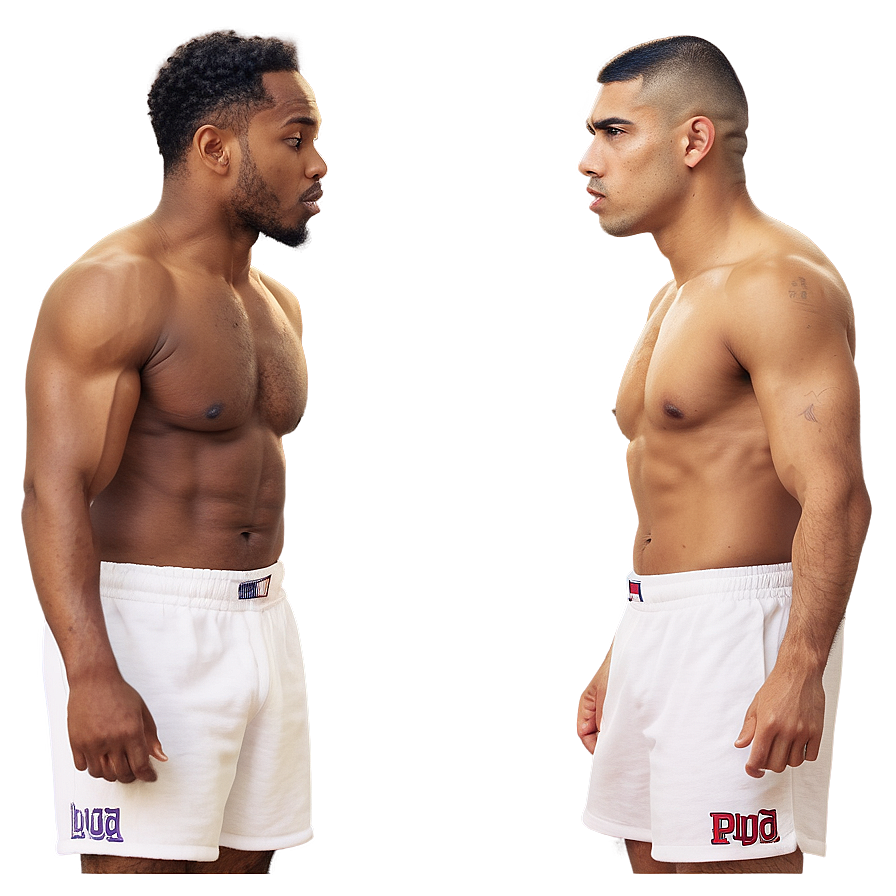 Face Off_ Athletes_ Staring_ Contest PNG