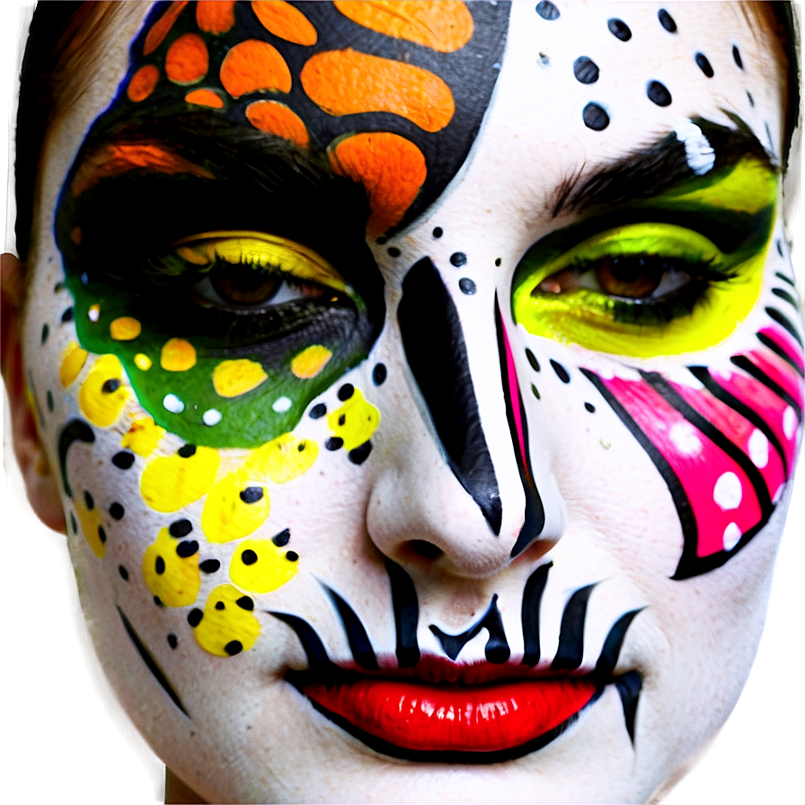 Face Paint Design Png Ikb PNG