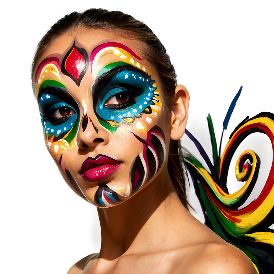 Download Face Paint Design Png Myn53 | Wallpapers.com