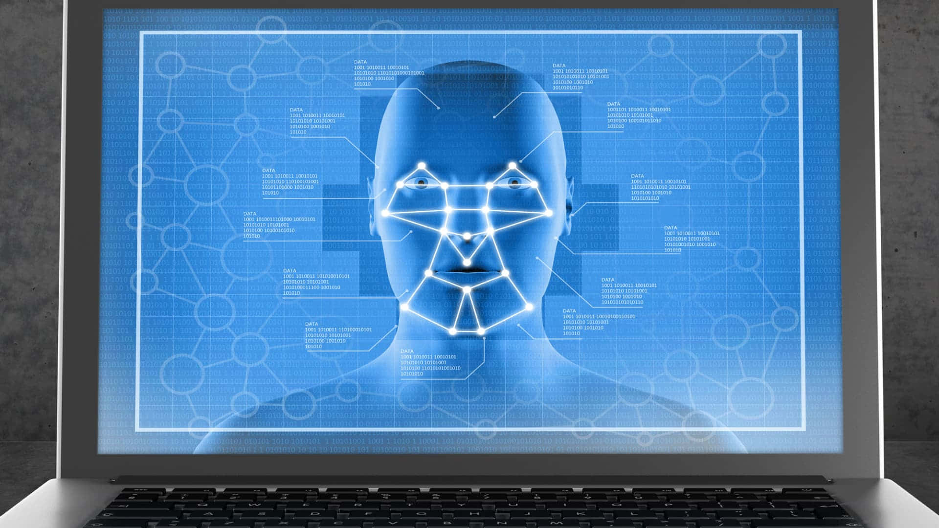 Enjoy technology of the future - Face Recognition Wallpaper