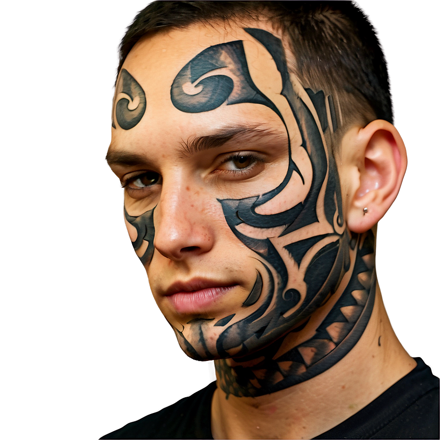 Face Tattoo A PNG