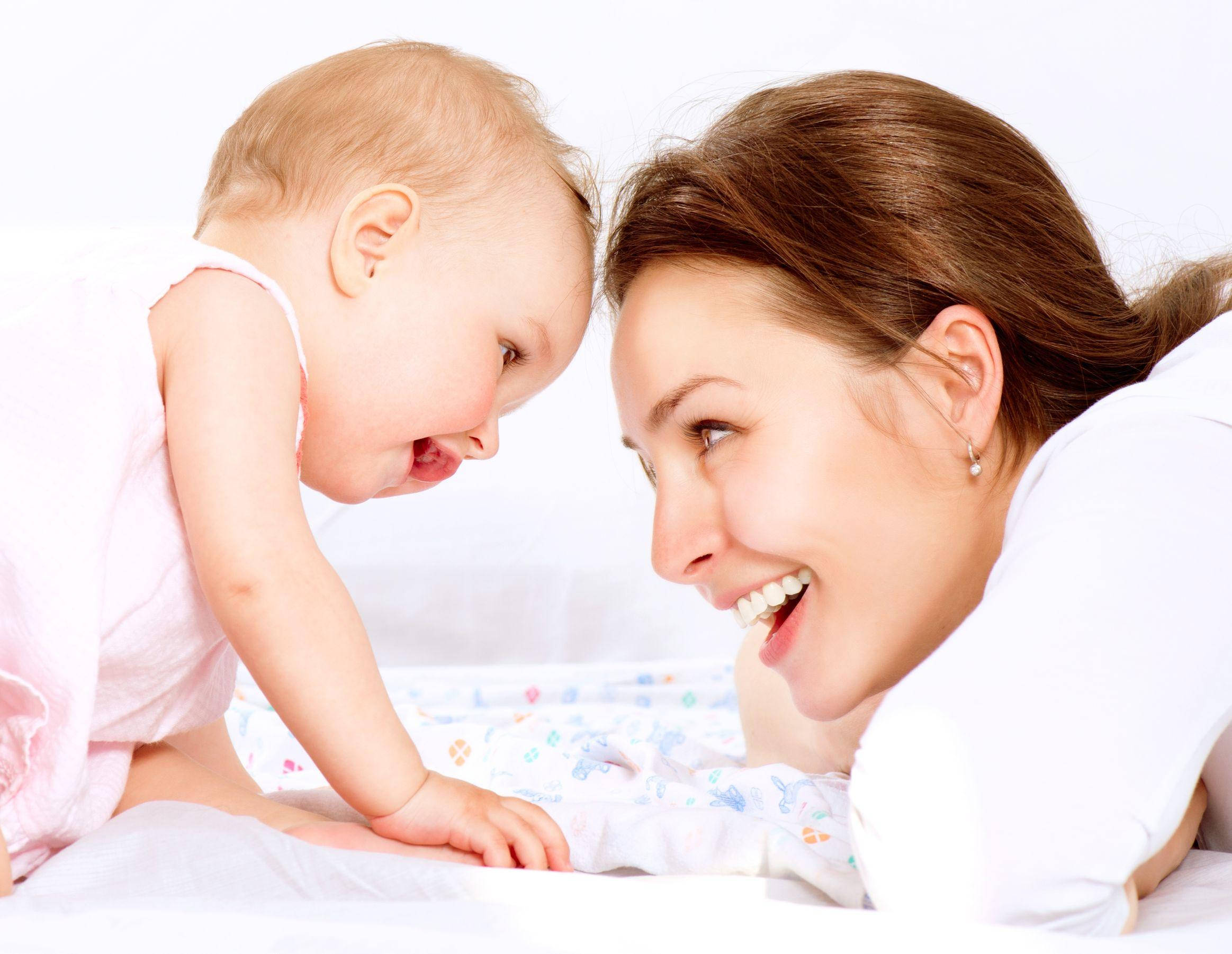 Face-To-Face With Baby Love Wallpaper