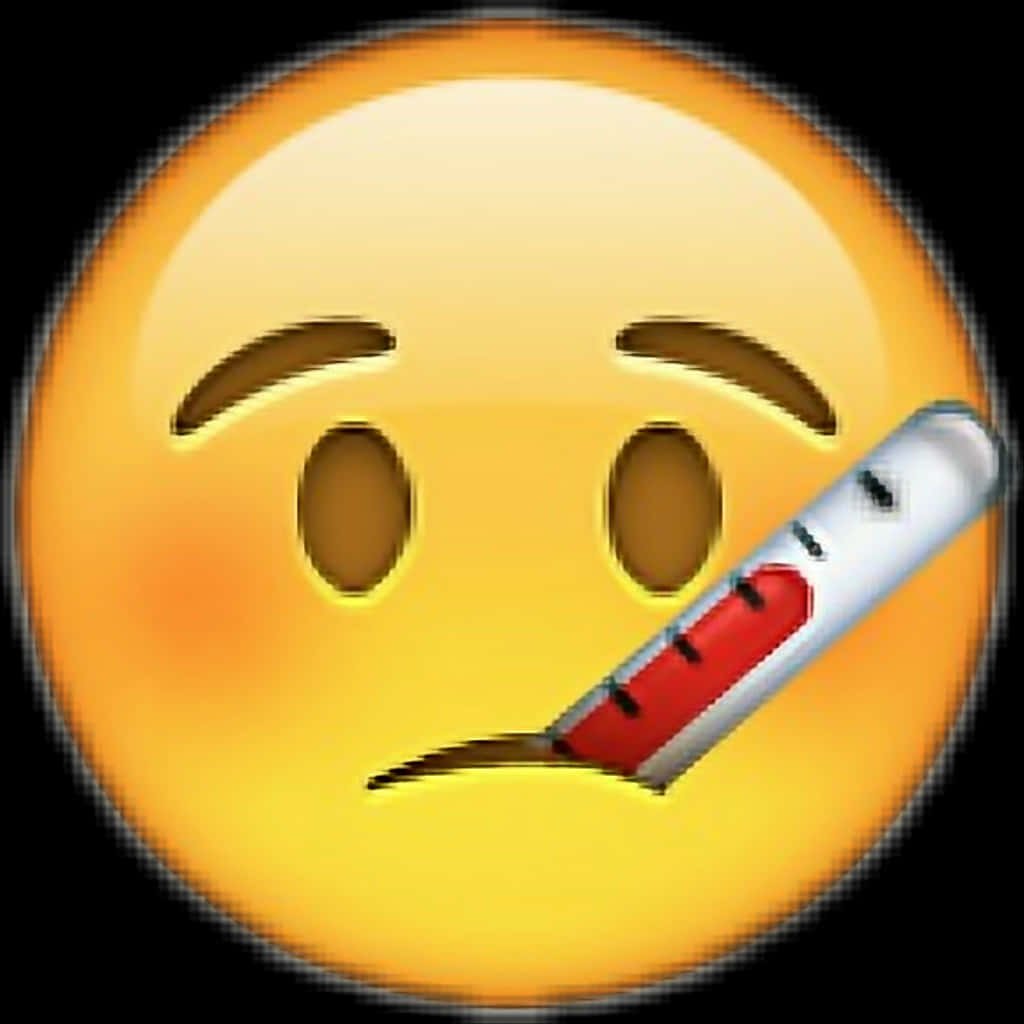 Face With Thermometer Emoji PNG