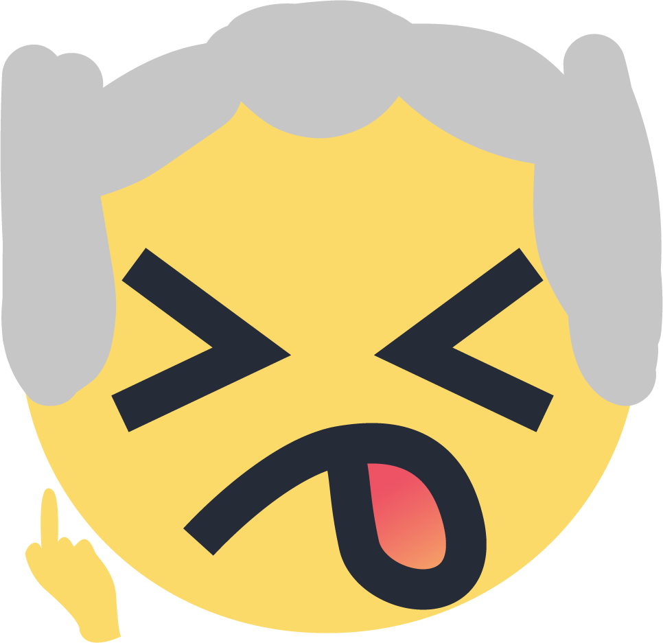 Facebook Angry Reaction Emoji PNG