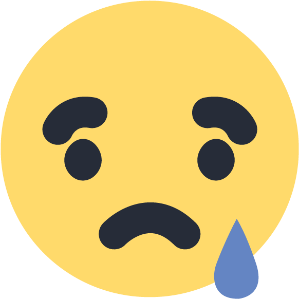 Download Facebook Crying Face Emoji | Wallpapers.com