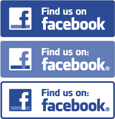 Find Us On Facebook Badges PNG