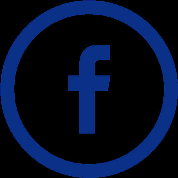 Facebook Icon Blue Circle PNG