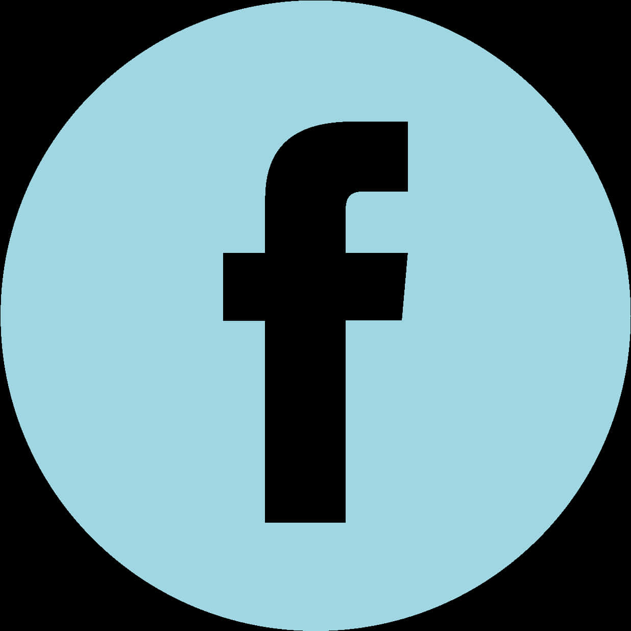 Facebook Icon Circle Background PNG