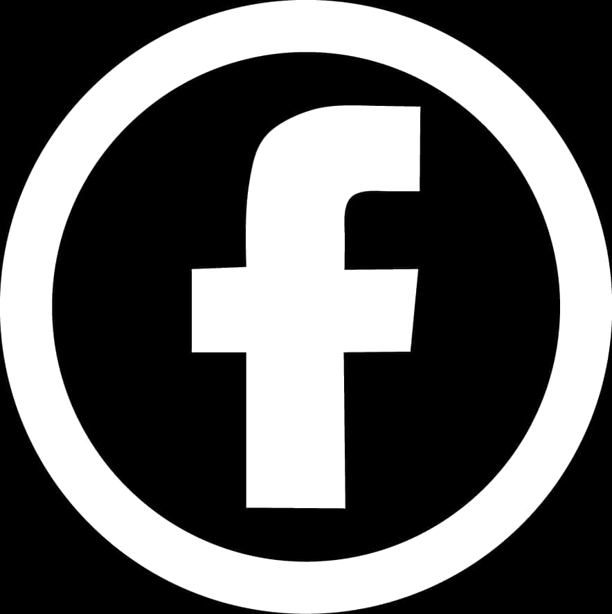 Facebook Icon White Circle Background PNG