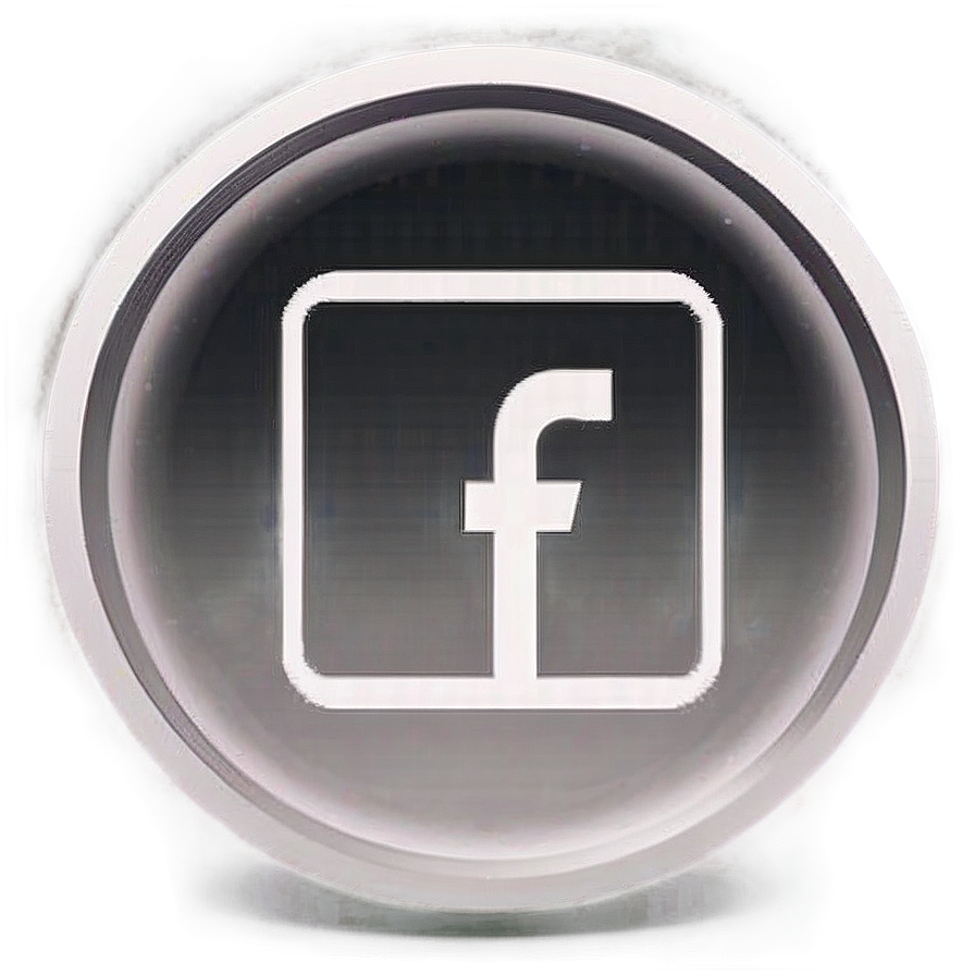 Facebook Icon White Circle Png Syl9 PNG