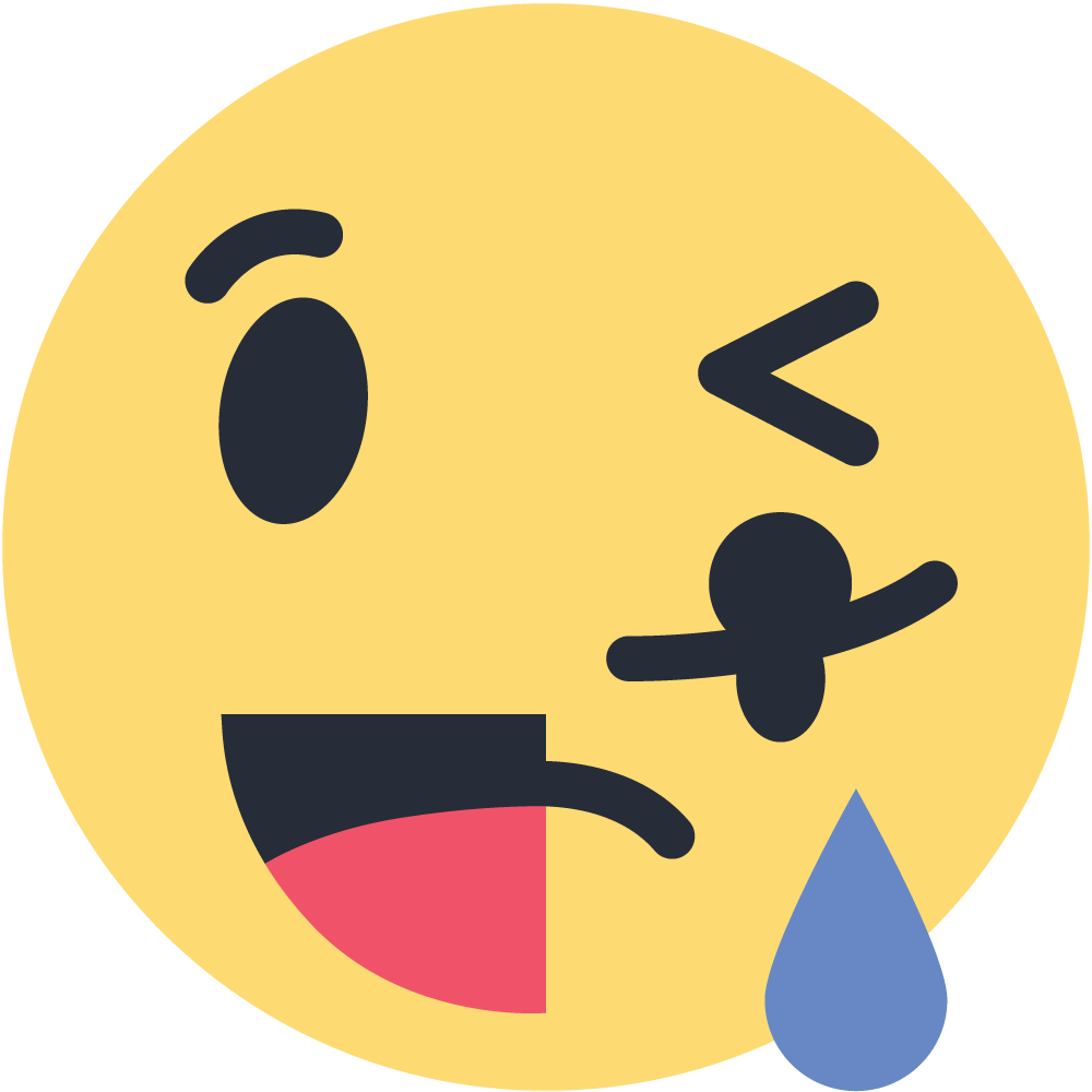 Facebook Laughing Reaction Emoji PNG