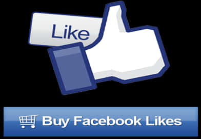 Facebook Like Button Advertisement PNG