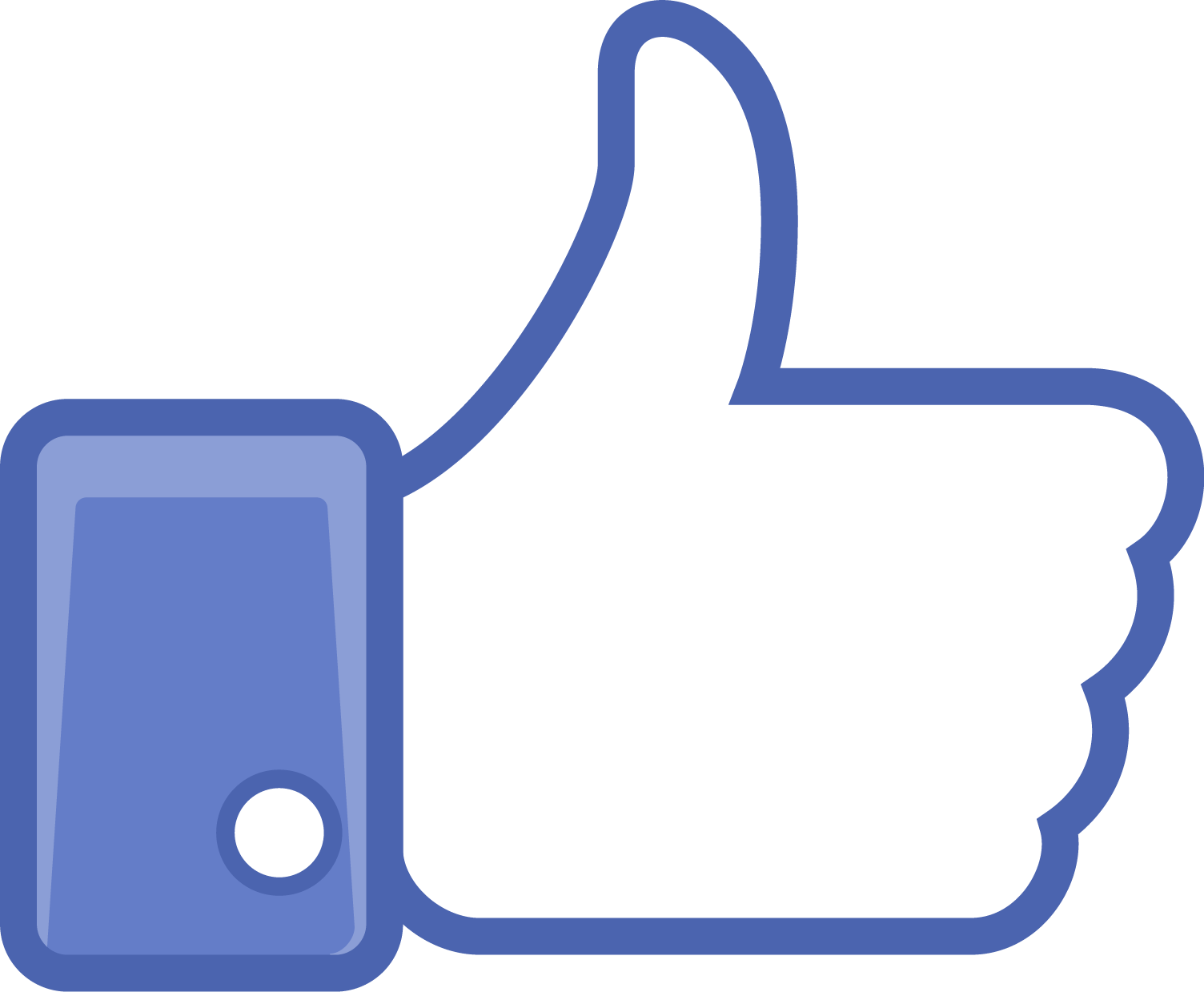 Facebook Like Button Icon PNG