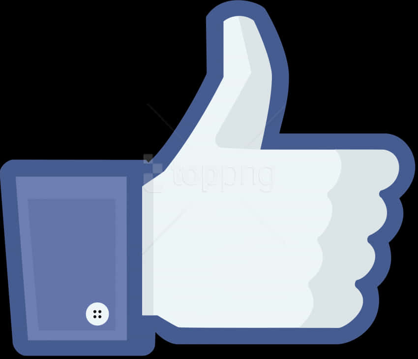 Facebook Like Icon Transparent Background PNG