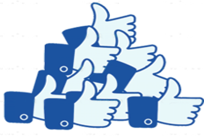 Facebook Like Icons Clustered PNG