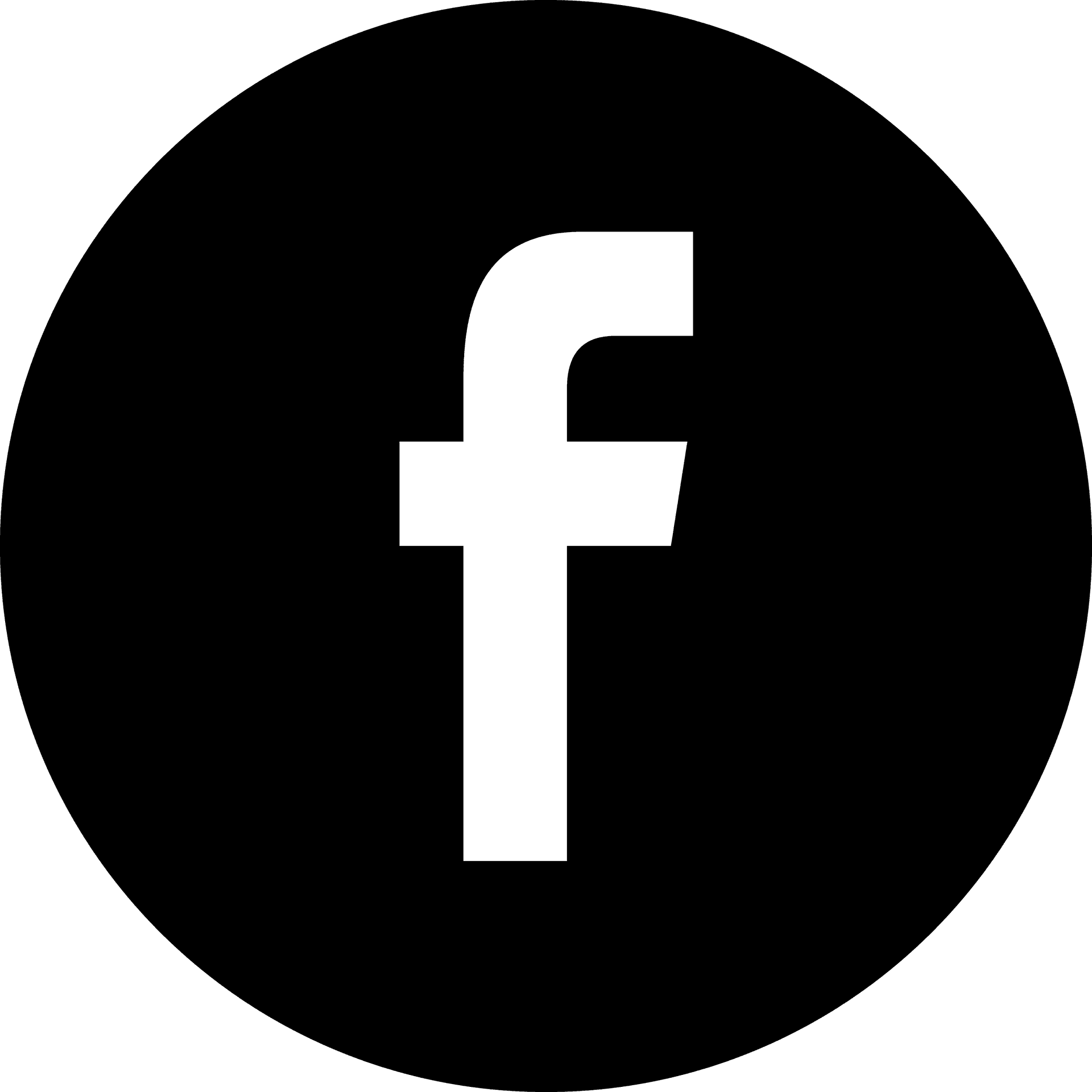 Facebook Logo Black Background PNG