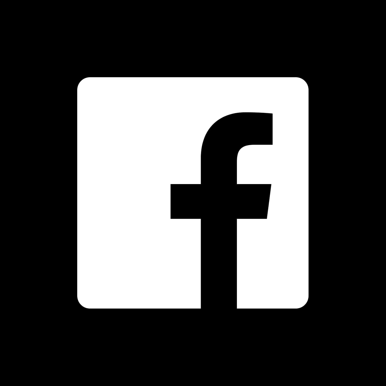 Download Facebook Logo Blackand White | Wallpapers.com