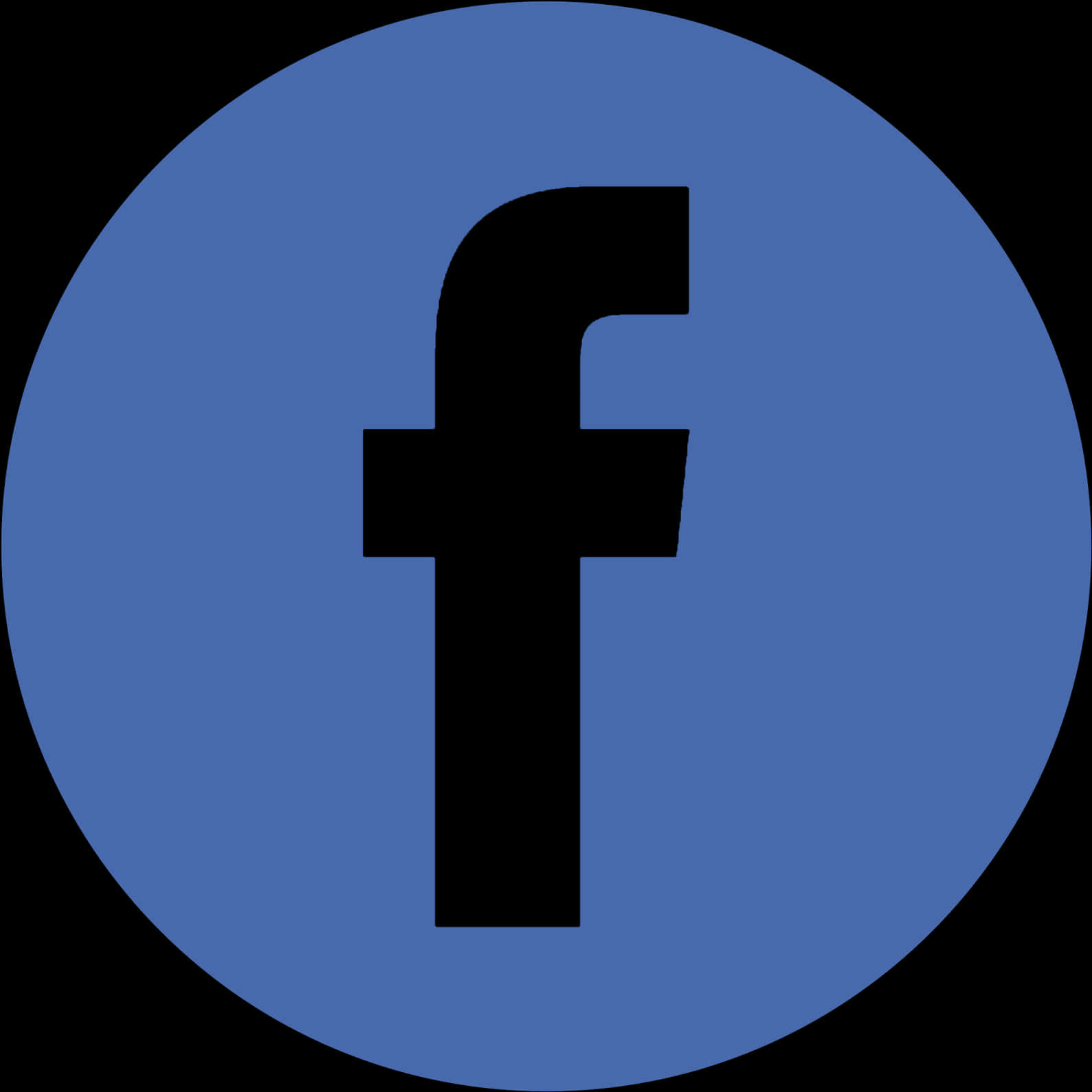 Facebook Logo Blue Circle Transparent Background PNG