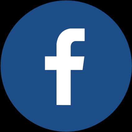 Facebook Logo Blue Circle Transparent Background PNG