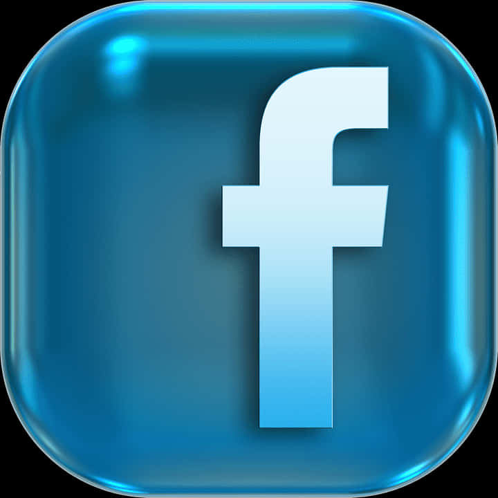 Facebook Logo3 D Button PNG