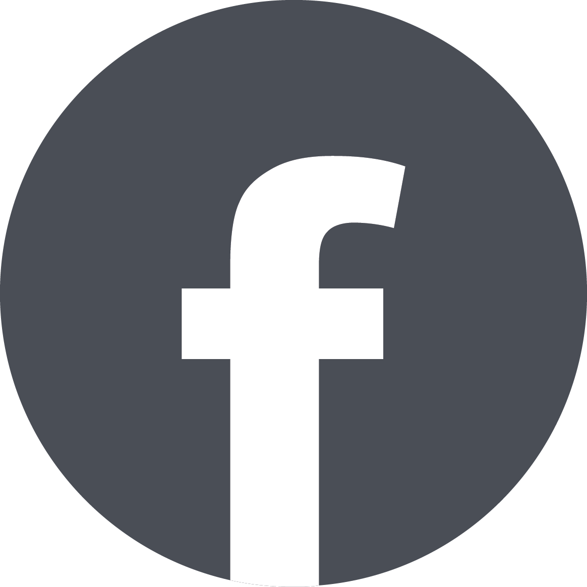 Facebook Logoon Black Background PNG