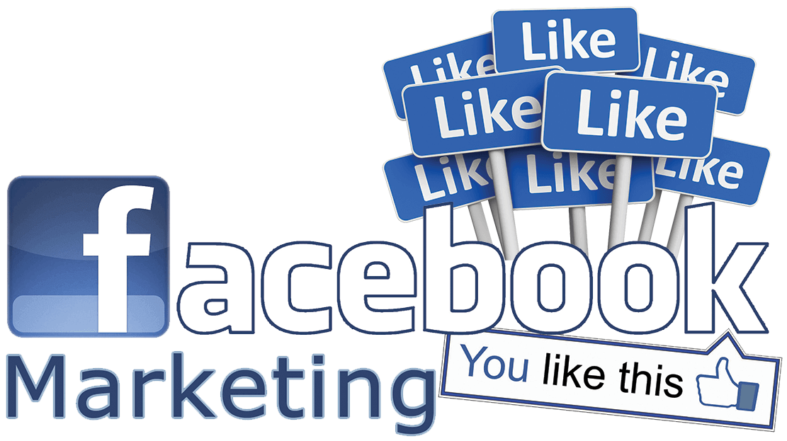 Facebook Marketing Strategy Concept PNG