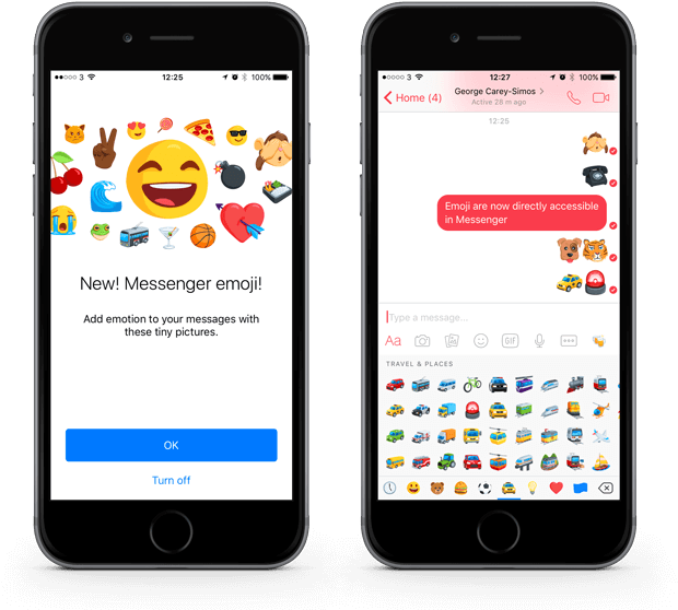 Facebook Messenger Emoji Update PNG