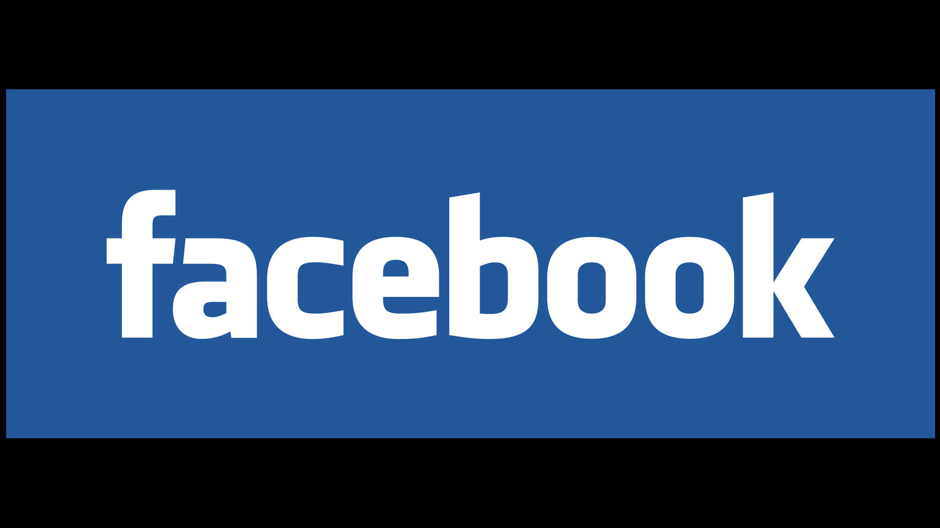 Logotipode Facebook Con Letras Blancas Sobre Un Fondo Azul