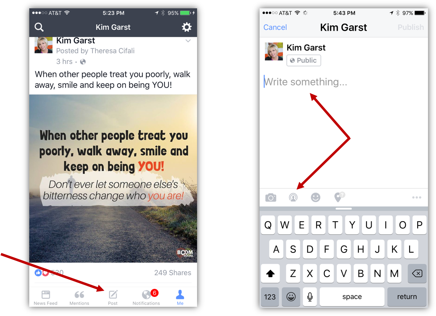 Download Facebook Post Interface Example