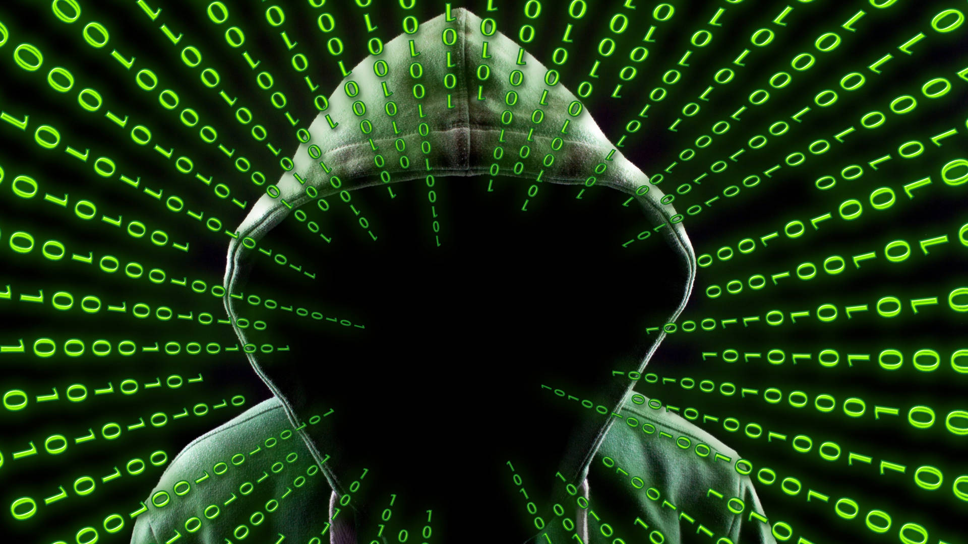 Faceless Person With Binary Codes Hacker 4k Wallpaper
