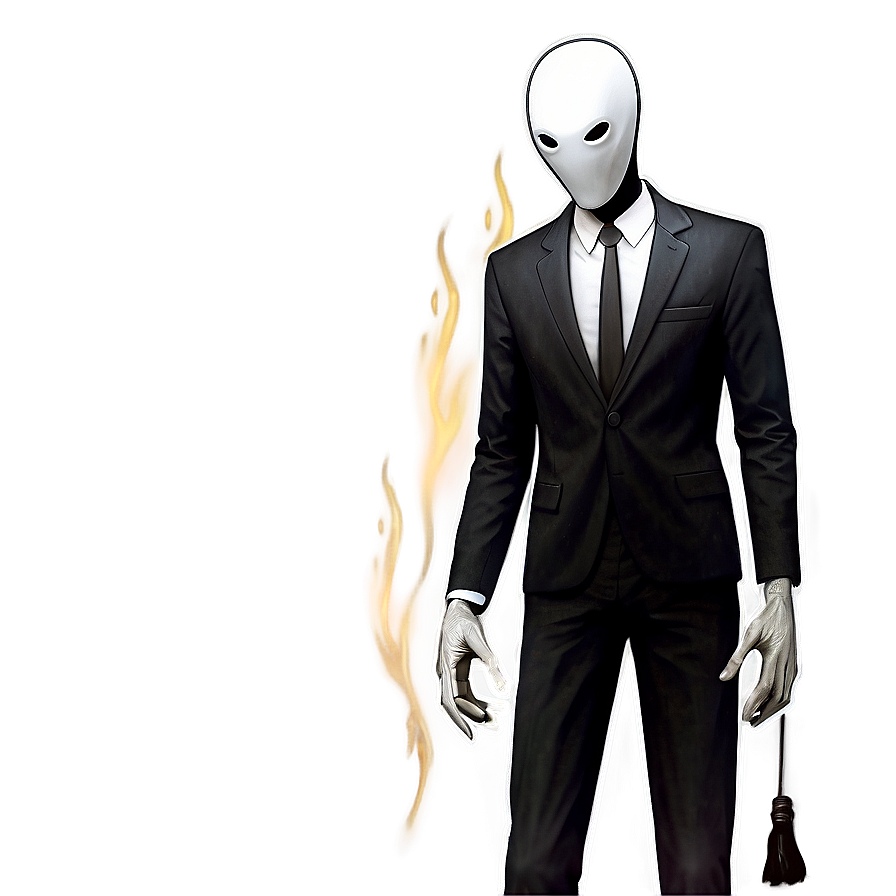 Download Faceless Slender Man Png 05252024 | Wallpapers.com