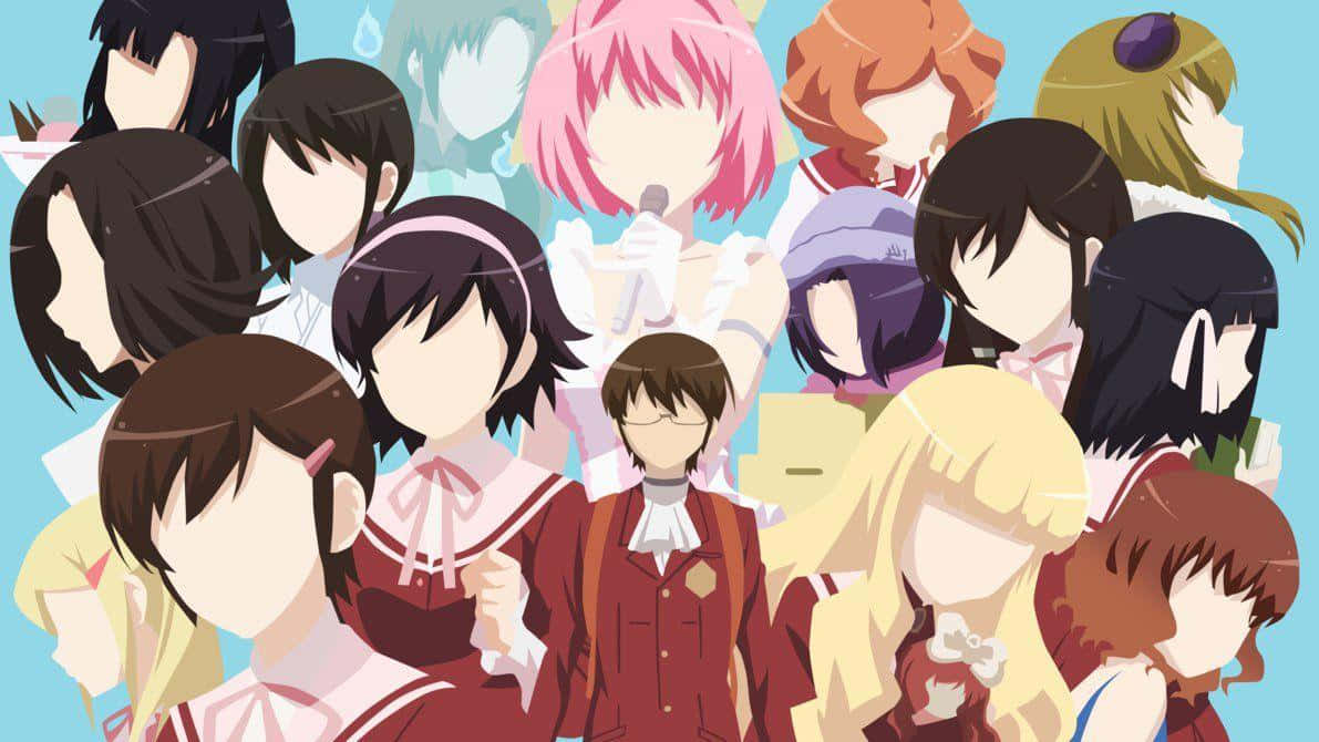 Gesichtslosercharacter Aus The World God Only Knows Wallpaper