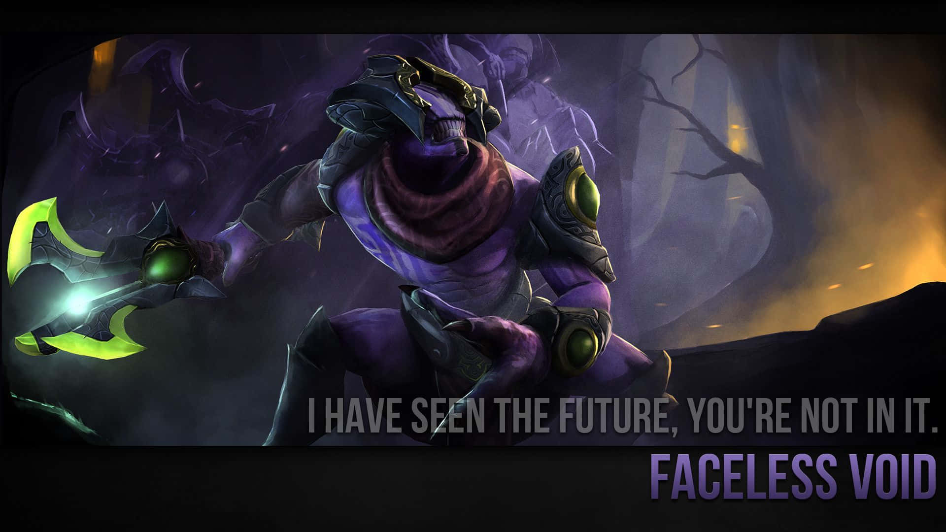 The Mighty Faceless Void Unleashes His Power Wallpaper
