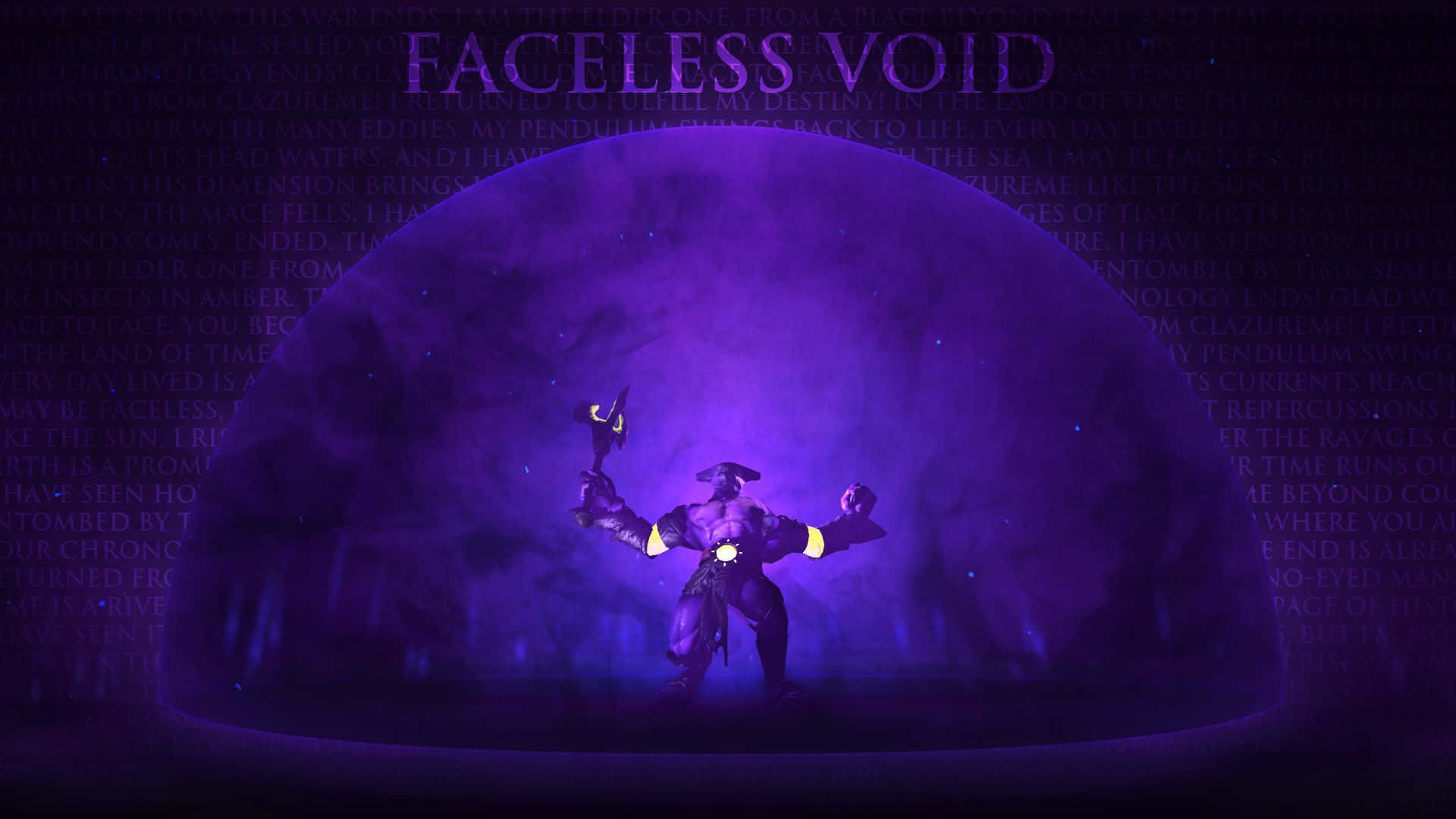 Faceless Void Unleashing His Power Wallpaper