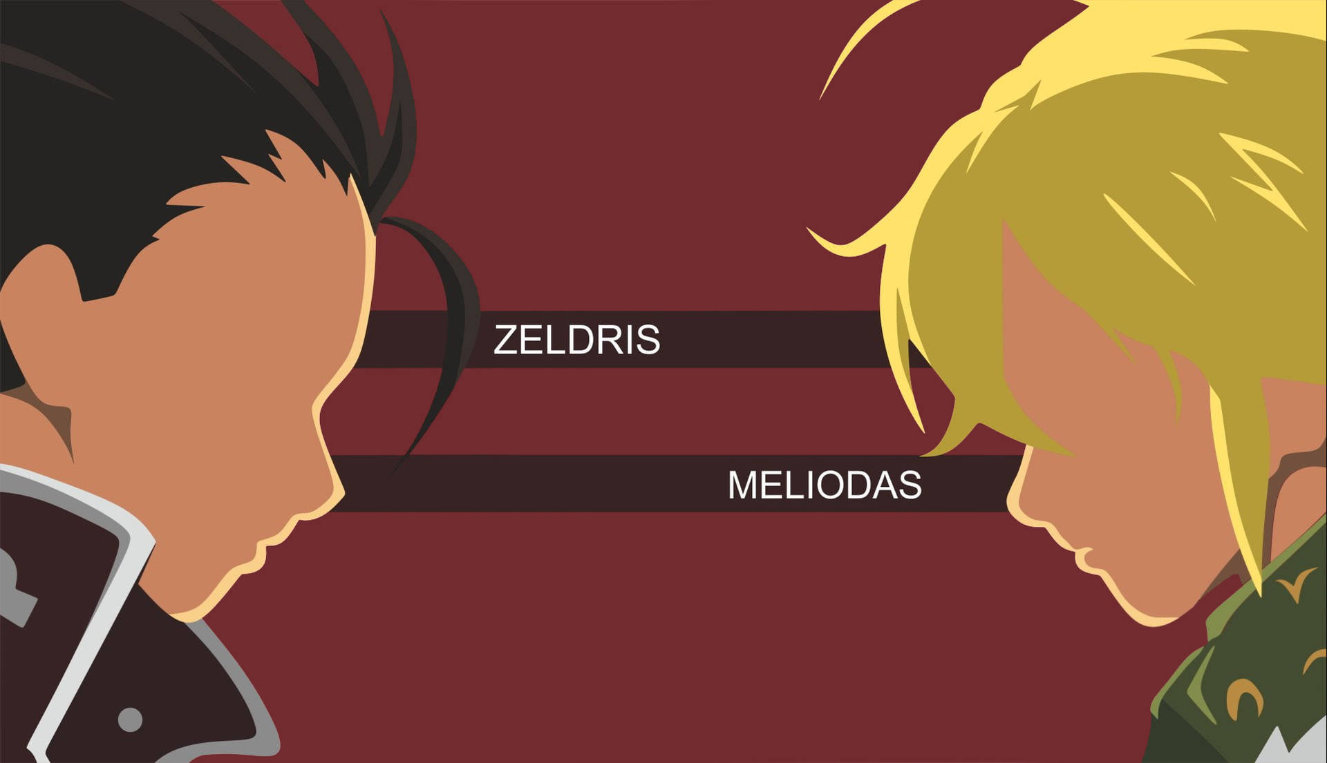 Faceless Zeldris And Melodias Wallpaper
