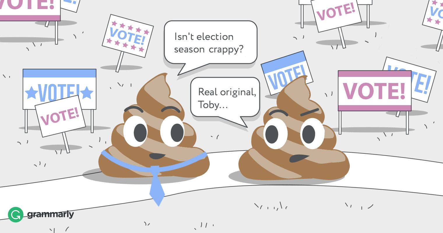 Facetious Election Poop Joke Wallpaper