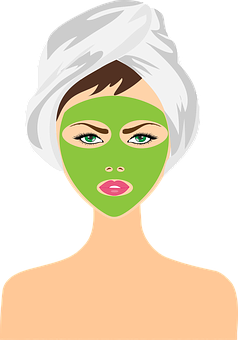 Facial Treatment Beauty Illustration PNG