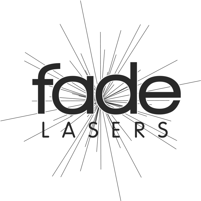 Fade Lasers Logo Design PNG