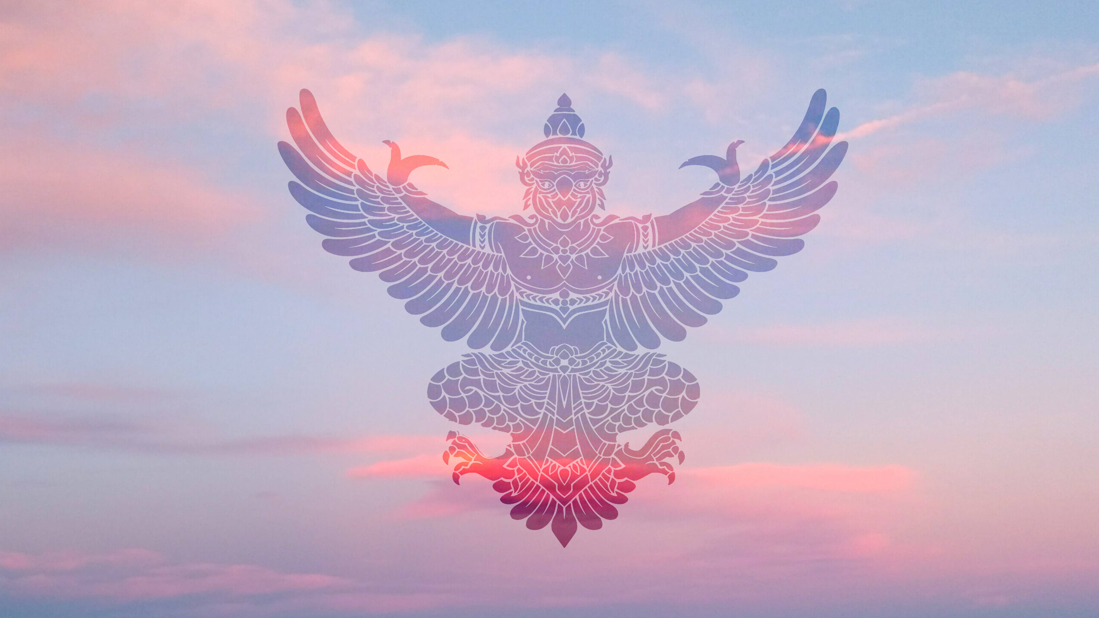 Faded Garuda Background
