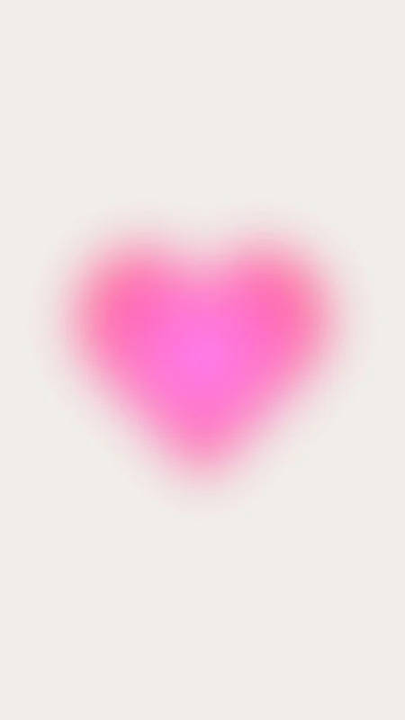 Faded Pink Heart Aura Aesthetic Wallpaper