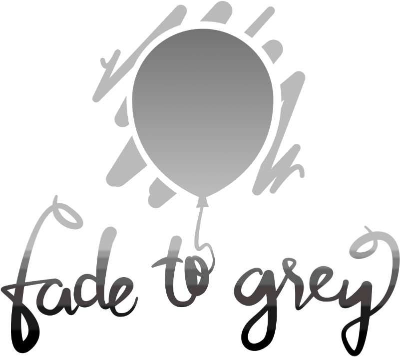 Fadeto Grey Balloon Graphic PNG