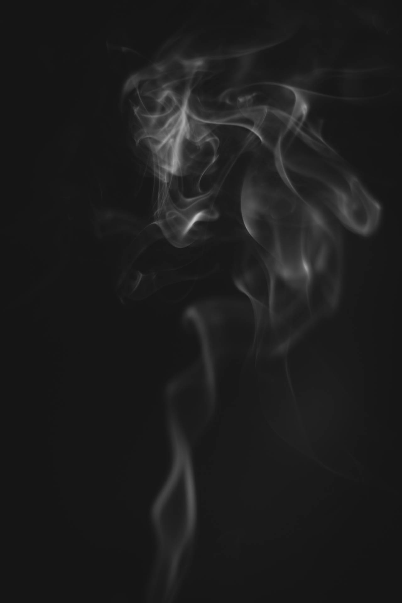 Fading Rising Smoke Wallpaper