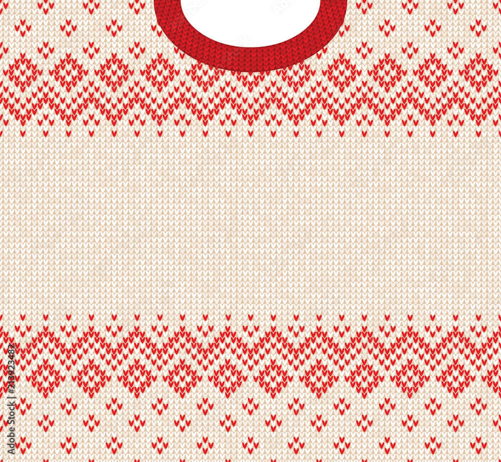 Svagt lyserød Sweater Rød Diamant Mønster Wallpaper