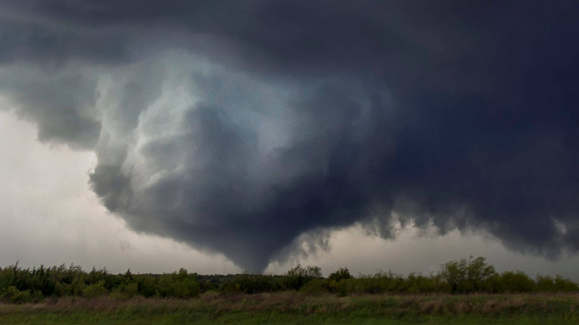 Fair Weather Lands Pout Tornado Wallpaper