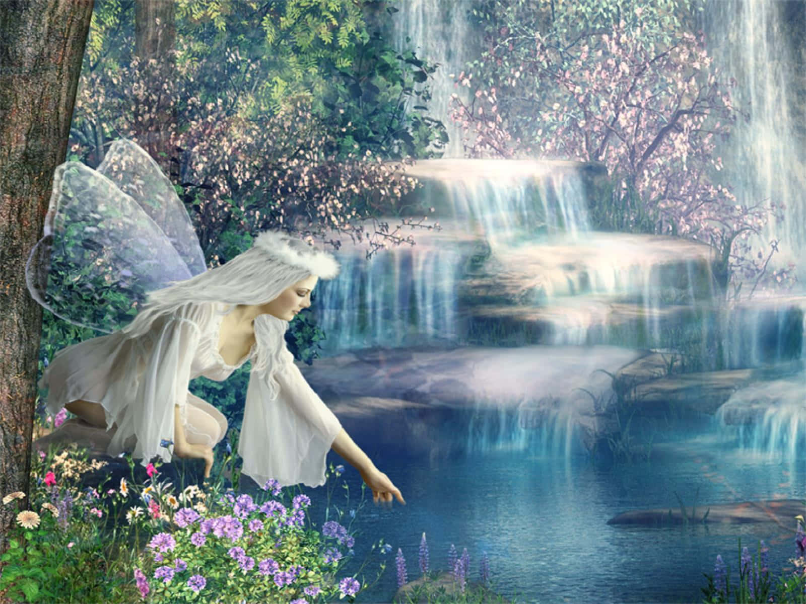 15 images about fairy  on We Heart It  See more about fairy aesthetic  and fantasy  Cyber fairy Photo wall collage Ethereal art